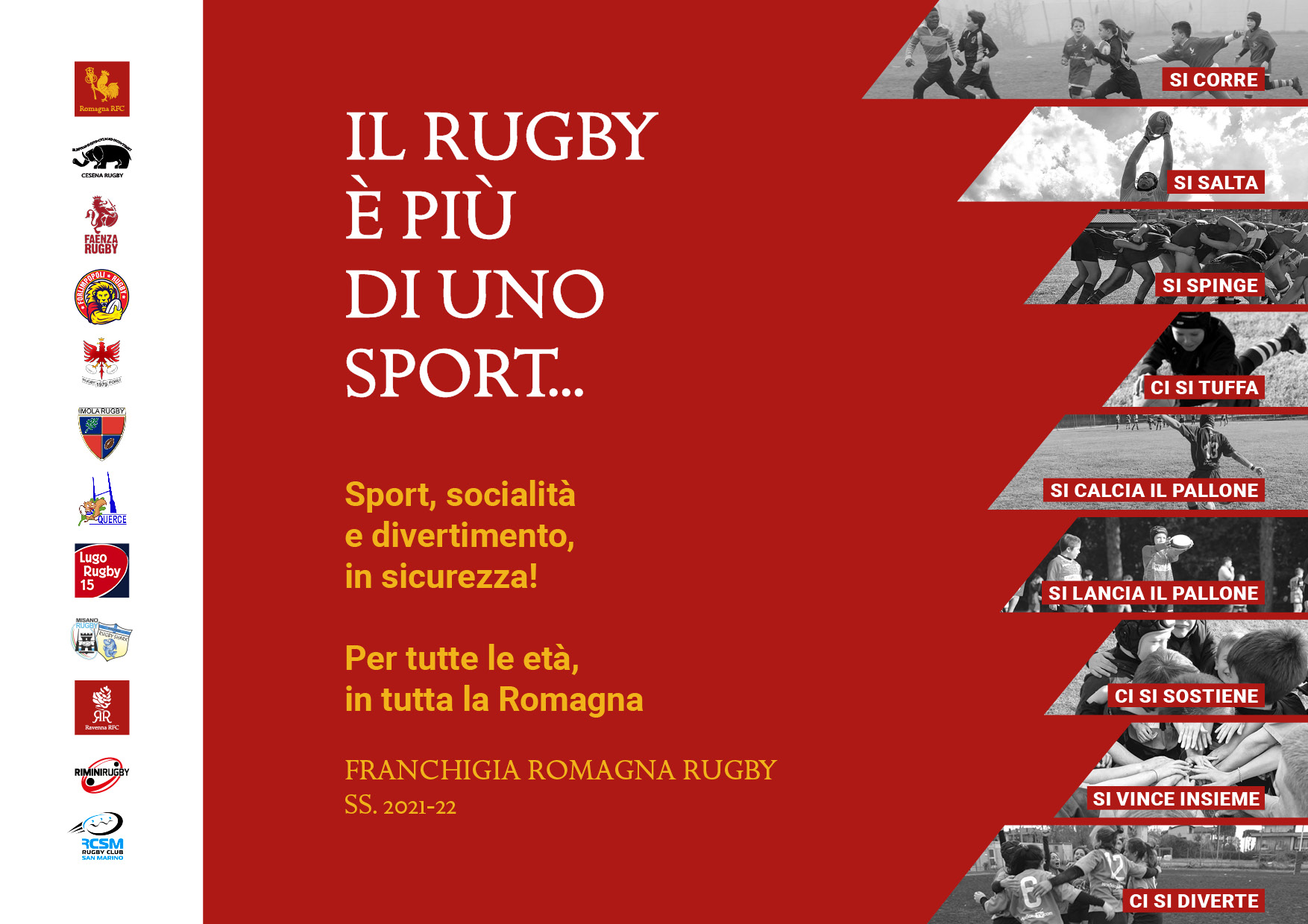 Inizia la nuova stagione della Franchigia Romagna Rugby: le attività dei Club