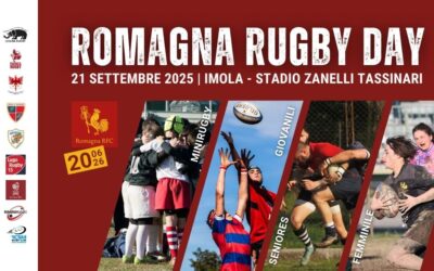 Romagna Rugby Day 2025: 21 settembre a Imola